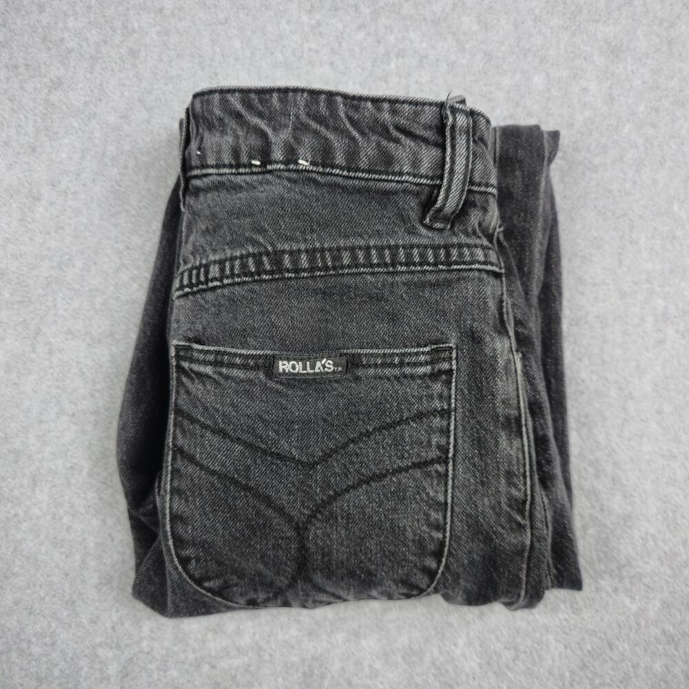 Rolla's Womens 26 Dusters Comfort Shadow (washed black) High Rise Slim Jeans